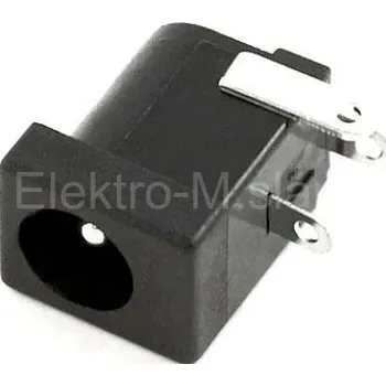 Elektrický konektor zdířka DC napájecí 2,1mm vestavná D228A