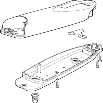Pohon brány PRWNG09 - kit krytu