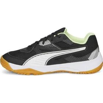 Pánská sálová obuv Juniorská sálová obuv Puma SOLARFLASH JR II 2.5 Černá, Bílá, Hnědá