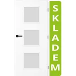 VILEN DOOR Interiérové dveře Deni 3/3 - Sněhobílá Greko 70/197 cm