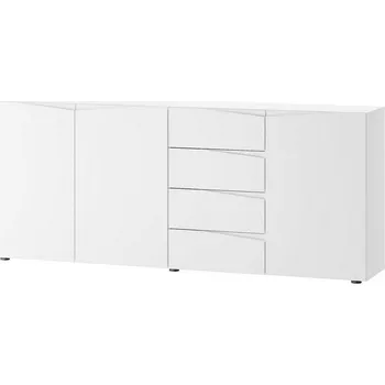 Komoda Komoda LUCCA 03, 3D4S, bílá