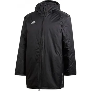 Pánská větrovka Pánská sportovní bunda adidas CORE 18 JACKET M Černá, Bílá