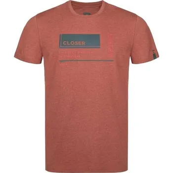 Pánské tričko Pánské triko LOAP BOMEL S Hnědá, Černá