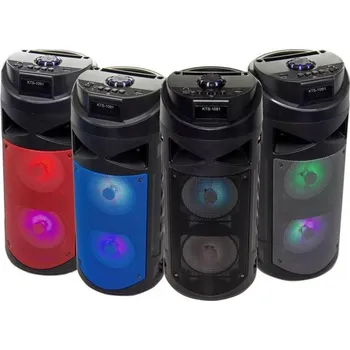 Bluetooth reproduktor Interlook KTS-1091 | Přenosný sloup | Bluetooth reproduktor | mikrofonní vstup Šedý