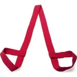 Popruhy na jógu: cestovní, protiskluzové, fitness - Červené