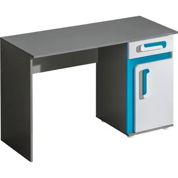 Psací stůl Dětský psací stůl APETTITA 9 antracit/tyrkys