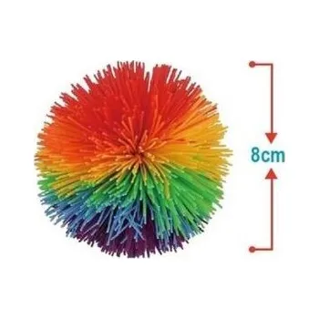 Hra na zahradu Tęczowa włochata piłka 8cm