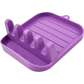 Držák na pokličky a kuchyňské náčiní v jednom | podložka na příbor - Nachový