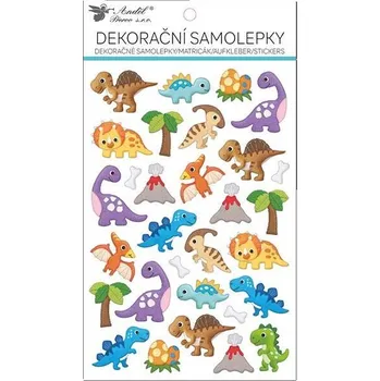 samolepka Samolepky Dinosauři plastické - 30 ks