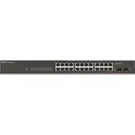 ZYXEL 24xGb 2xSFP fanless rack web sw.GS1900-24 v2