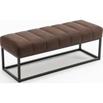 Designová čalouněná lavice Beauty 106cm antická hnědá