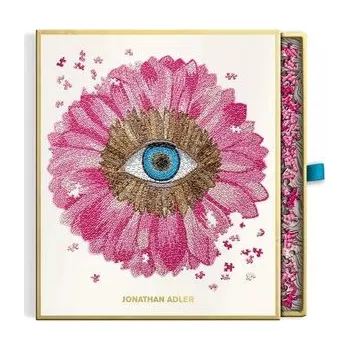 Puzzle GALISON Metalické tvarové puzzle Jonathan Adler: Okvětní lístky 750 dílků