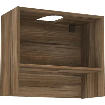 Kuchyňská skříňka Horní kuchyňská skříňka REA ALFA KHV-60-52 na digestoř, OŘECH ROCKPILE