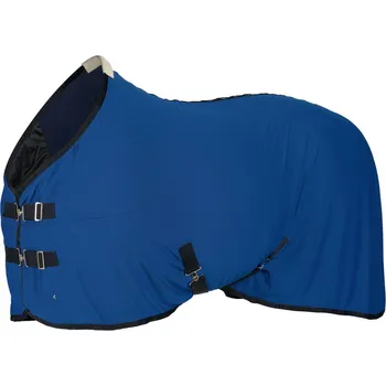 Deka pro koně Síťová deka s kříž. zapínáním Horze, Tmavě modrá - 135 cm