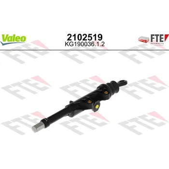 Hlavní válec, spojka, , 21521162148, 21526750546, 21526758830, VALEO, 2102519