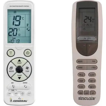 General SINCLAIR YAA1FB6, YAA1FB8 - dálkový ovladač pro klimatizaci