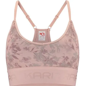 Dámské oblečení Dámská podprsenka KARI TRAA VAR PRINTED XS Růžová, Mix