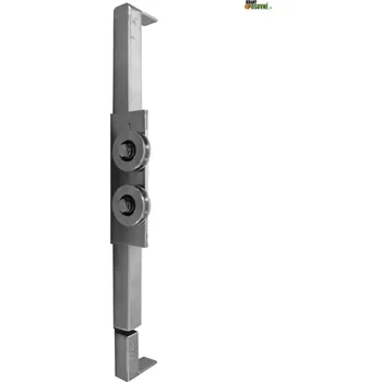 Pohon brány Boční vedení pro posuvná oblouková vrata, pozinkované, rozestup pro profil šířky 30mm pozinkované (VVR-10-G)