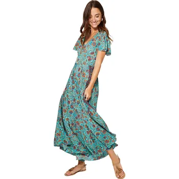 Dámské šaty ETNO Bety dámské květované šaty barevné S/M