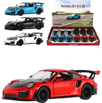 autodráha Kinsmart Auto sportovní 1:36 Porsche 911 GT2 RS kov PB 13cm 4 barvy