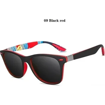 Luxusní polarizační sluneční brýle pro řidiče - 09 ČERNÁ ČERVENÁ