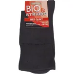 Zdravotní ponožky bez gumy s jemným lemem a vysokým obsahem bavlny - barva černá 35-37