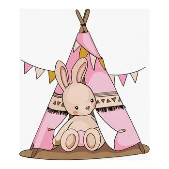 Set školních potřeb Malowanie po numerach - Baby Rabbit in the... Kids