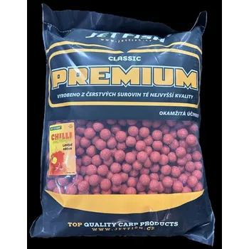 Boilies Jetfish Jet Fish Premium clasicc Limited edition - Chilli/Mango - 5kg Velikost: 20 mm