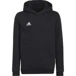 Juniorská fotbalová mikina adidas ENTRADA 22 SWEAT HOODIE 128 Černá, Bílá