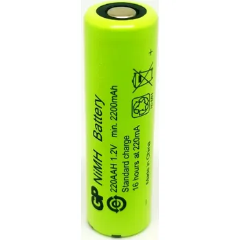 Baterie GP AA, 1,2V 2200mAh, NI-MH GP220AAH