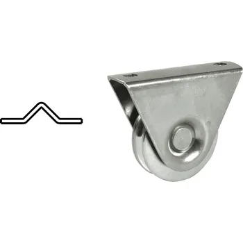 Pohon brány IBFM kolečko kolejových vrat pro šroubování s konzolou tvar V 80 (KLB-KK-V080)