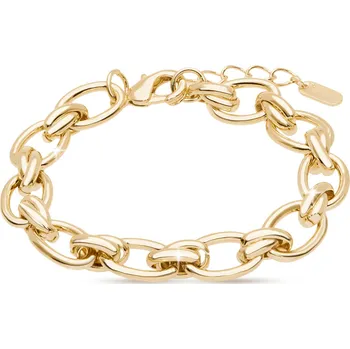 Náramek Ellami DUBAI 2610 Pozlacený náramek 14k oválky Ellami