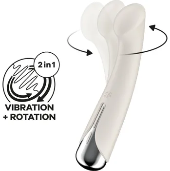Vibrátor Vibrátor SATISFYER Spinning G-Spot 1 béžový - s kupónem KUP15 cena 1101 Kč + extra diskrétní expedice
