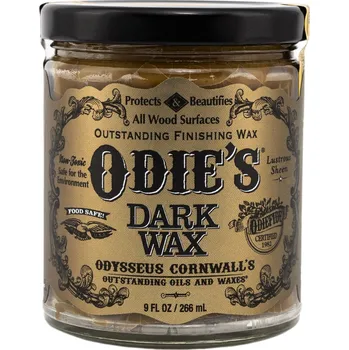 Olej na dřevo Odies Oil Dark Wax ztmavující přírodní vosk na dřevo interiér 266 ml