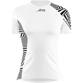 Dámské funkční triko krátký rukáv ILLUSION bílá Bamboo Ultra