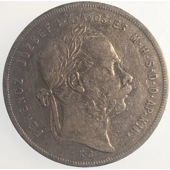 Stříbrný 1 Zlatník 1879 KB František Josef I. (Pěkný stav, 12.28 gramů stříbra)