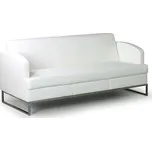 B2B Partner Kožená sedací souprava MARYL, třímístná, bílá
