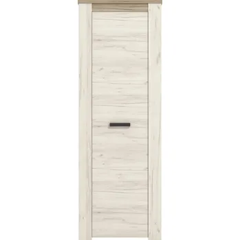 Šatní skříň Skříň šatní dub bílý/dub šedý KENT P1