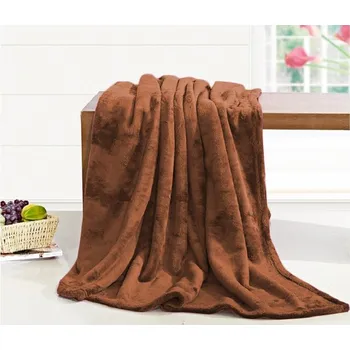 deka Deka mikrovlákno 200 x 220 Uni hnědá