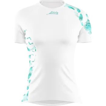 Dámské funkční triko krátký rukáv BIRD bílá Bamboo Ultra