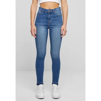Dámské džíny Skinny Fit modré Urban Classics modrá 2837377