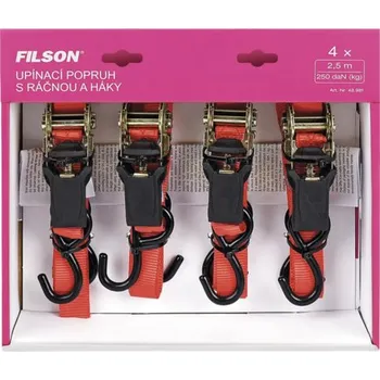 Upínací popruh Popruh upínací 2,5 m, 4 ks