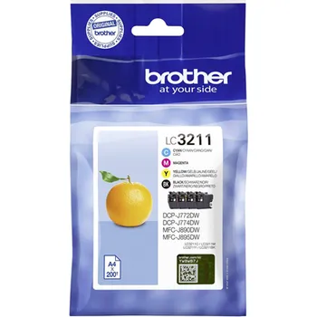Brother Multipack | LC3211VALDR | Kazeta | Černá, azurová, purpurová, žlutá