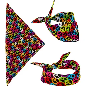 Karnevalový doplněk Šátek - Hippies