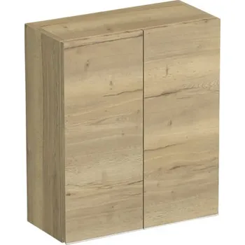 Koupelnový nábytek Koupelnová závěsná skříňka Intedoor TRENTA dub halifax přírodní 50 x 58 x 23 cm TRE HZ 50 2D S 80