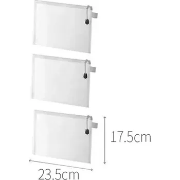 Kosmetická taška Voděodolná kancelářská taška na dokumenty a kosmetiku - Rozměr 23,5 x 17,5 cm
