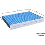 Filtr, vzduch v interiéru KNECHT LAO 467/S