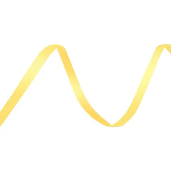 Stuha Rypsová stuha / poutko šíře 5 mm, barva 3 (114) žlutá světlá