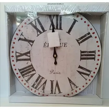 Hodiny Nástěnně hodiny s nápisem "Paris" 33 cm ( hodiny paříž)