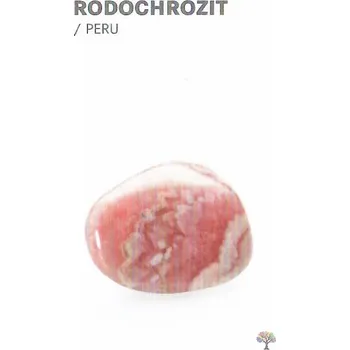 Obal na kartičku Magieprirody.cz Kartička s popiskem kamene Rodochrozit #65